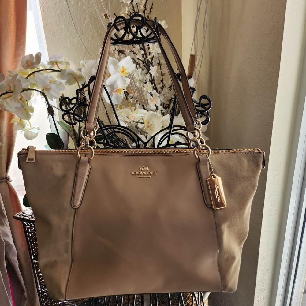 Coach Ava leather tote